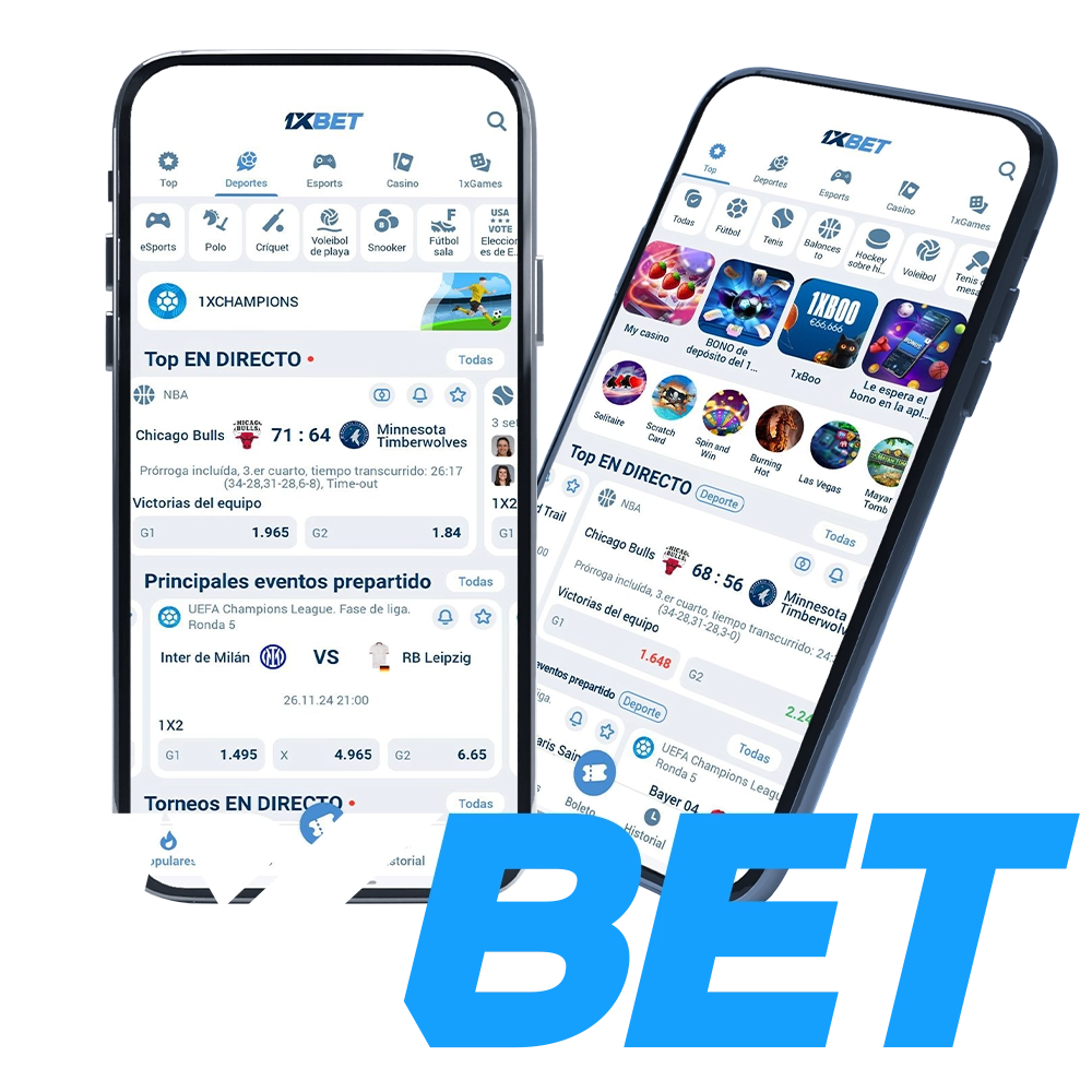 Ứng dụng 1XBet trên di động